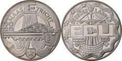 World Coins - Netherlands, 10 Ecu, Maastricht, 1993, Copper-nickel,