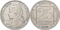 World Coins - France, Patey, 25 Centimes, 1903, Paris, , Nickel, KM:855, Gadoury:362