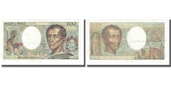 World Coins - France, 200 Francs, Montesquieu, 1985, BRUNEEL BONNARDIN CHARRIAU, AU(50-53)