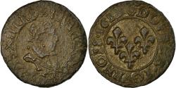 World Coins - Coin, France, Louis XIII, Double Tournois, 1619, Poitiers, , Copper