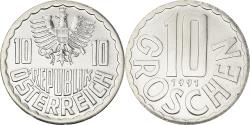 World Coins - Coin, Austria, 10 Groschen, 1991, Vienna, , Aluminum, KM:2878