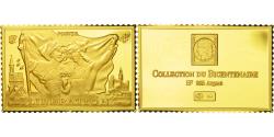 World Coins - France, Medal, Timbre, Bicentenaire, Libération, 4 Francs, , Vermeil