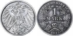 World Coins - Coin, GERMANY - EMPIRE, Wilhelm II, Mark, 1915, Munich, , Silver, KM:14