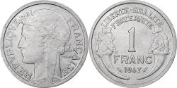 World Coins - France, Franc, Morlon, 1947, Paris, Aluminum, , Gadoury:473b, KM:885a.1