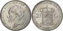 World Coins - Netherlands, Wilhelmina I, 2-1/2 Gulden, 1930, Silver, , KM:165