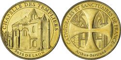 World Coins - France, Token, Touristic token, 02/ Chapelle des Templiers, Laon, Arts &