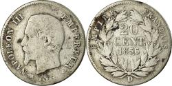 World Coins - Coin, France, Napoleon III, Napoléon III, 20 Centimes, 1856, Lyon,