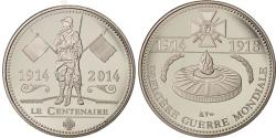 World Coins - France, Medal, Première Guerre Mondiale, The Fifth Republic, History