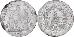 World Coins - Coin, France, Union et Force, 5 Francs, AN 7, Bayonne, , Silver