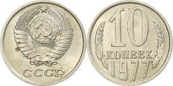 World Coins - Russia, 10 Kopeks, 1977, Saint-Petersburg, Copper-Nickel-Zinc, , KM:130