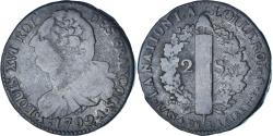 World Coins - Coin, France, 2 sols françois, 2 Sols, 1792, Paris, , Bronze