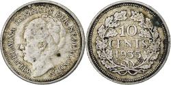 World Coins - Netherlands, Wilhelmina I, 10 Cents, 1935, , Silver, KM:163