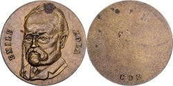 World Coins - France, Medal, Emile Zola, Cercle du Bibliophile, Brass,