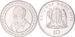 World Coins - Coin, Tanzania, 10 Shilingi, 1992, , Nickel plated steel