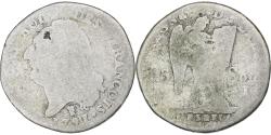 World Coins - France, Louis XVI, 15 sols françois, 1791 / AN 3, Limoges, Silver,