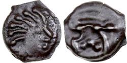 Ancient Coins - Senones, Potin à la tête d’indien, 1st century BC, Potin,