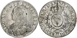 World Coins - France, Louis XV, Ecu aux branches d'olivier, 1729, Lille, Silver,