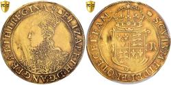 World Coins - Great Britain, Elizabeth, Pound, 1592-1595, London, Gold, PCGS,