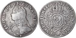 World Coins - Coin, France, Louis XV, Écu de Béarn aux branches d'olivier, Ecu, 1733, Pau