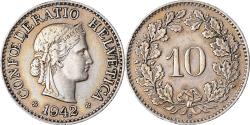 World Coins - Coin, Switzerland, 10 Rappen, 1942