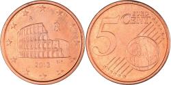 World Coins - Italy, 5 Euro Cent, 2013, Rome, , Copper Plated Steel, KM:212