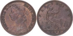 World Coins - Coin, Great Britain, Victoria, Farthing, 1882, Heaton, , Bronze, KM:753