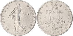 World Coins - France, Semeuse, 1/2 Franc, 1977, Monnaie de Paris, , Nickel, KM:931.1
