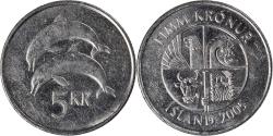 World Coins - Coin, Iceland, 5 Kronur, 2005