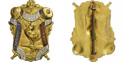 World Coins - France, Broche, Union Fraternelle des Blessés de la Grande Guerre, Gilt Bronze