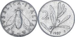 World Coins - Coin, Italy, 2 Lire, 1957, Rome, , Aluminum, KM:94