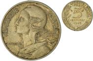 World Coins - Coin, France, 5 Centimes, 1986
