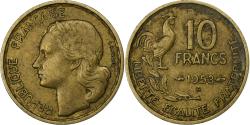 World Coins - France, 10 Francs, Guiraud, 1953, Beaumont - Le Roger, Aluminum-Bronze