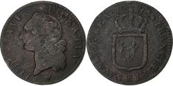 World Coins - France, Louis XVI, Sol, 1785, Strasbourg, Copper, , Gadoury:350
