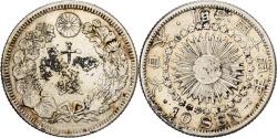 World Coins - Japan, Mutsuhito, 10 Sen, Meiji Era, Yr. 44 (1911), Silver,