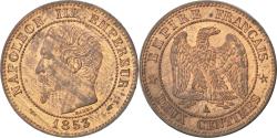 World Coins - Coin, France, Napoleon III, Napoléon III, 2 Centimes, 1853, Paris,