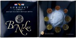 World Coins - Benelux, Set 1 ct. - 2 Euro + Token, BU, 2003, Brussels,