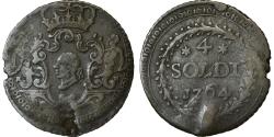 World Coins - Coin, ITALIAN STATES, CORSICA, General Pasquale Paoli, 4 Soldi, 1764, Murato