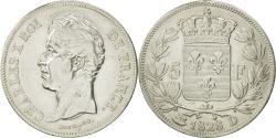 World Coins - Coin, France, Charles X, 5 Francs, 1828, Lyons, , Silver, KM:728.4