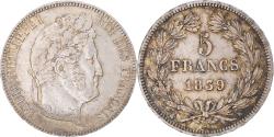 World Coins - Coin, France, Louis-Philippe, 5 Francs, 1839, Bordeaux, , Silver