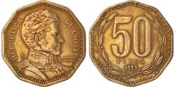 World Coins - Coin, Chile, 50 Pesos, 1993, , Aluminum-Bronze, KM:219.2