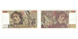 World Coins - France, 100 Francs, Delacroix, 1981, M.43, EF(40-45), Fayette:69.5, KM:154b