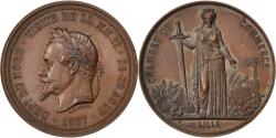 World Coins - France, Medal, Second French Empire, Business & industry, Borrel,