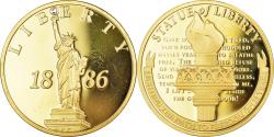 Us Coins - United States of America, Medal, Statue de la Liberté, , Copper Gilt