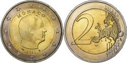 World Coins - Monaco, Albert II, 2 Euro, 2011, Paris, Bi-Metallic, , KM:195
