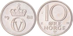 World Coins - Coin, Norway, 10 Öre, 1988