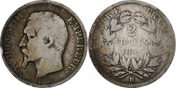 World Coins - France, 2 Francs, Napoléon III, 1856, Lyon, Silver, , Gadoury:523