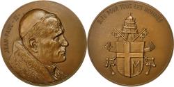 World Coins - France, Medal, Jean Paul II, Dieu pour tous les Hommes, 1985, Belmondo