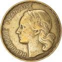 World Coins - Coin, France, Guiraud, 50 Francs, 1951, Paris, , Aluminum-Bronze