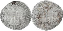 World Coins - France, Charles V, Blanc au K, 1365-1380, Billon, , Duplessy:363