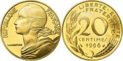 World Coins - Coin, France, Marianne, 20 Centimes, 1996, Paris, BE,
